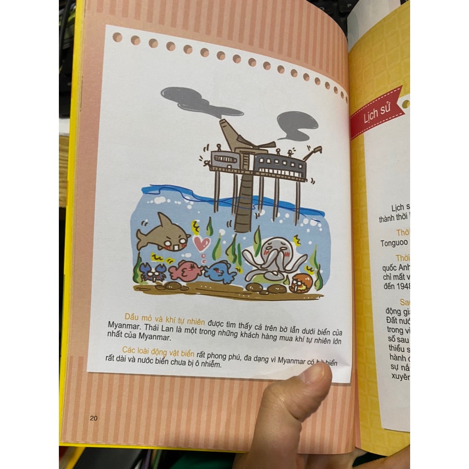 Sách - Những điều tuyệt vời bạn chưa biết  Đông Nam Á : Myanmar ( Đinh Tị )