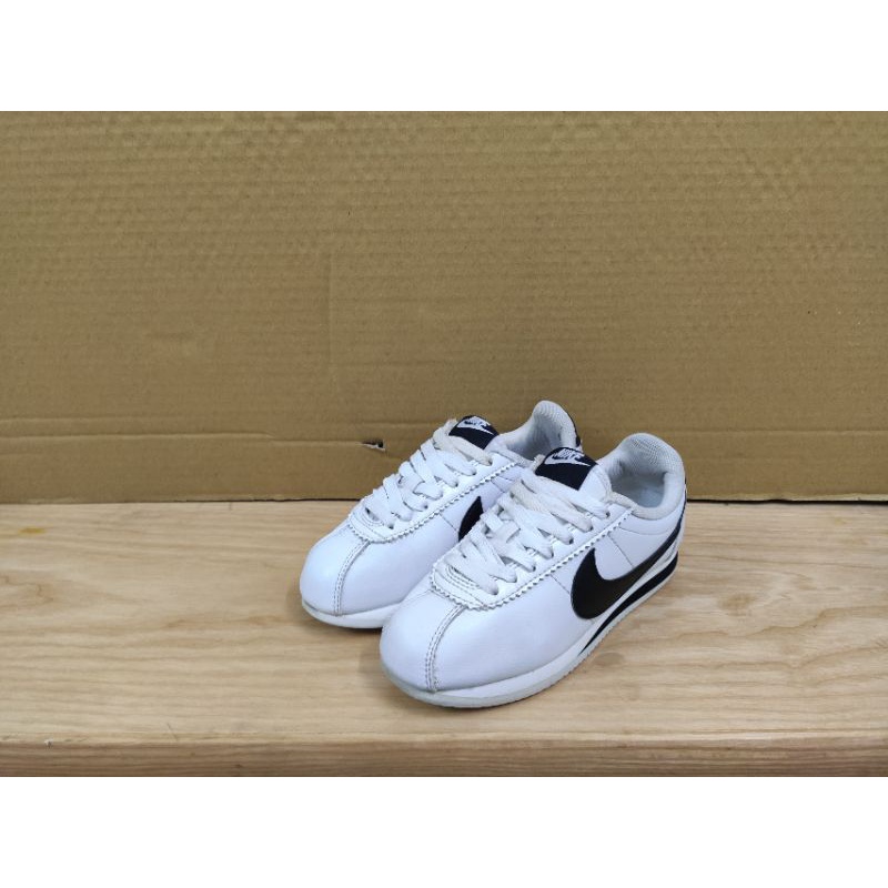 giày Nike Cortez trắng đen sz 36