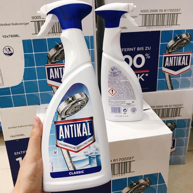 Chai xịt vệ sinh và chống ăn mòn inox ANTIKAL [Hàng Đức chính hãng]