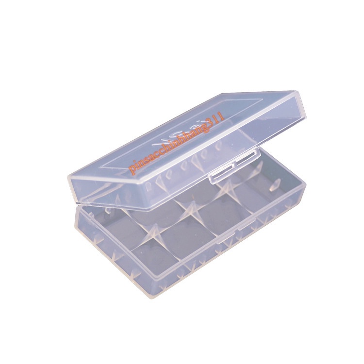 Hộp nhựa đựng pin 18650, đựng pin 16340