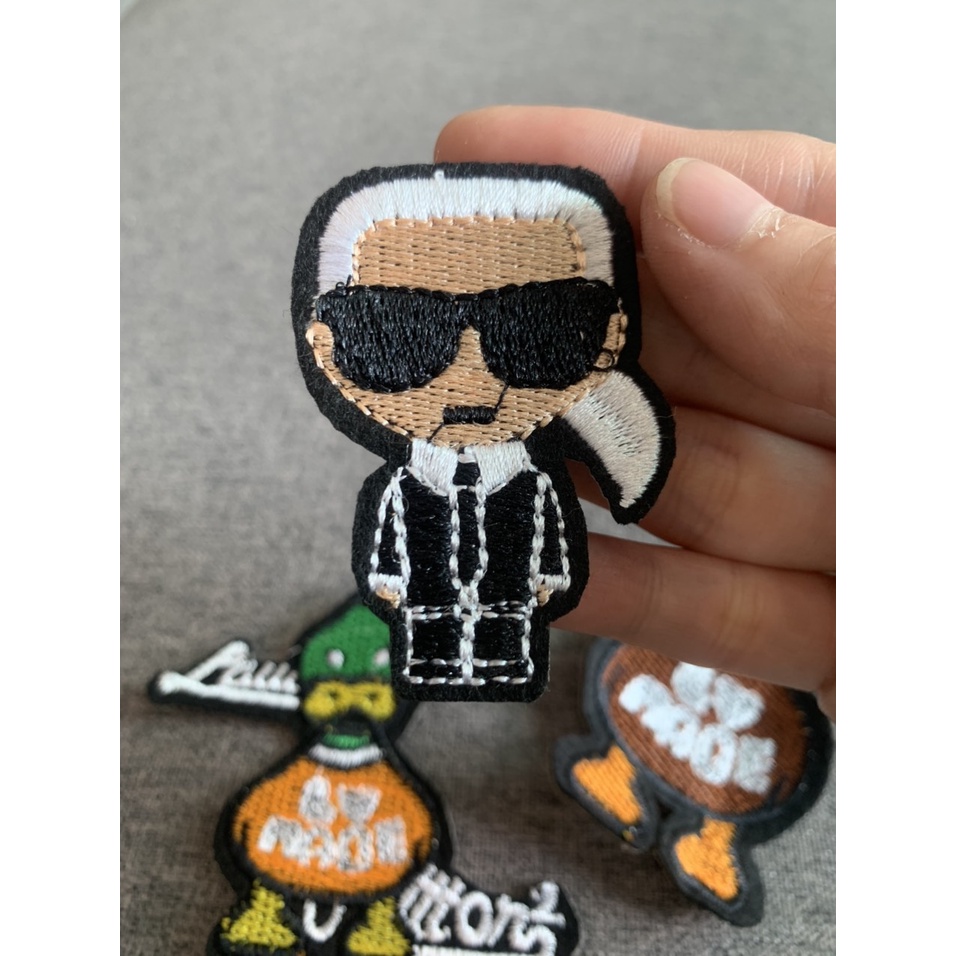 Logo thêu vịt xanh