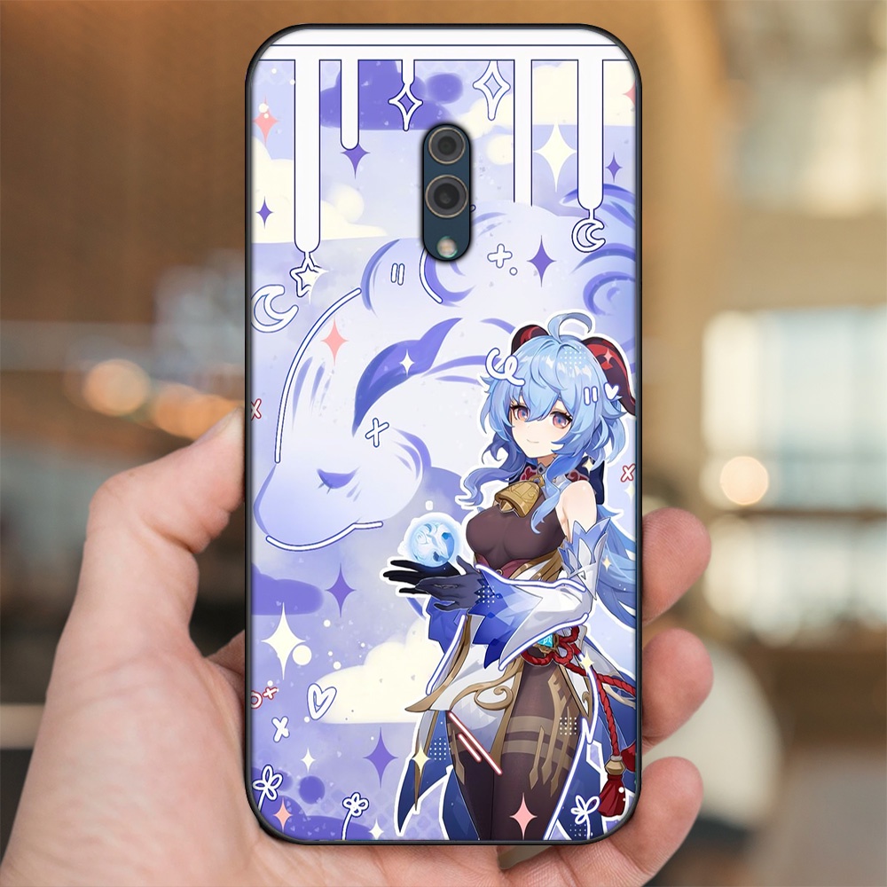 Ốp lưng Oppo K3 viền đen in hình Ganyu Genshin Impact