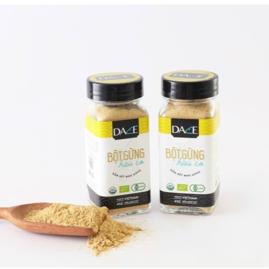 [DACE] BỘT GỪNG HỮU CƠ (45g) - Organic Ginger Powder