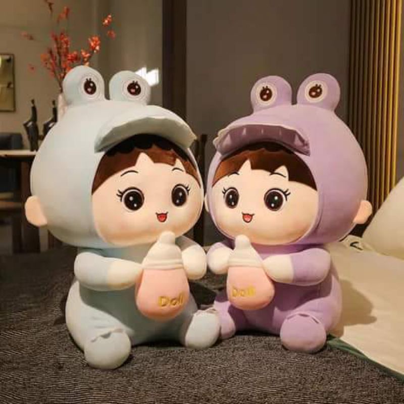 Doll cosplay khủng long gấu bông