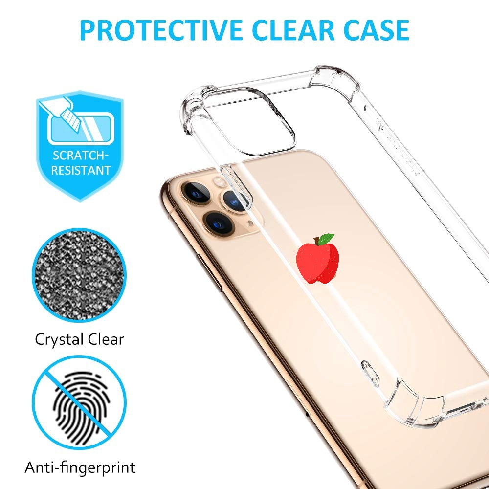Ốp điện thoại TPU dẻo trong chống sốc cho for iphone 11 PRO MAX 6 7 8 PLUS X XR XS