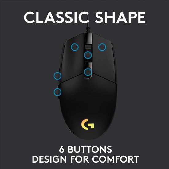 [Mã 267ELSALE hoàn 7% đơn 300K] Mouse LOGITECH G102 GAMING - Chính Hãng