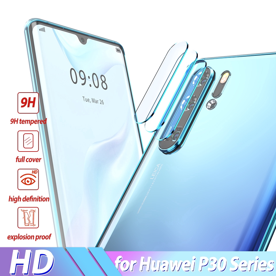 Set 2 miếng dán bảo vệ camera sau điện thoại Huawei p30 Lite p30pro