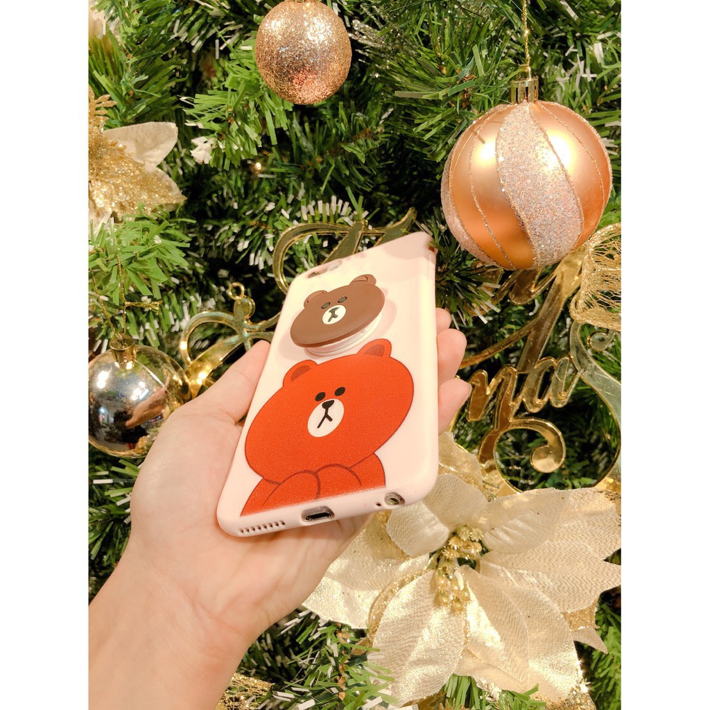 [ OPPO ] Ốp Lưng Silicon Gấu - Thỏ Kèm Phụ Kiện - B020 | BigBuy360 - bigbuy360.vn