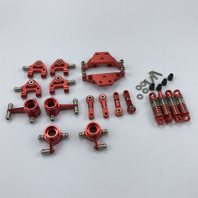 Bộ phận nâng cấp trọn bộ kim loại cho Wltoys 1/28 P929 P939 K979 K989 K999 K969 Bộ phận xe hơi Rc