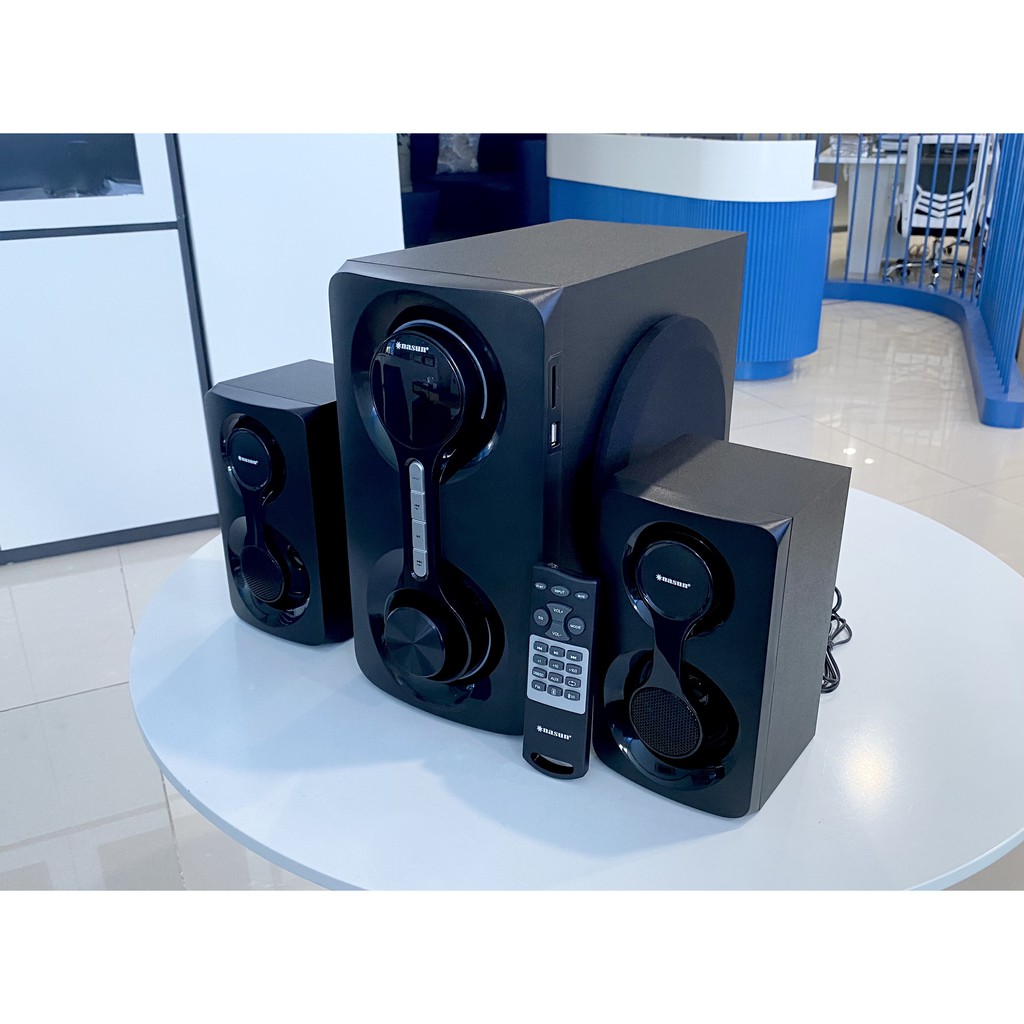 Loa 2.1 NASUN, Model NS-807, công suất 60W, đa năng, bluetooth, cắm dây, USB, thẻ nhớ, FM, âm thanh hay, không bị rè