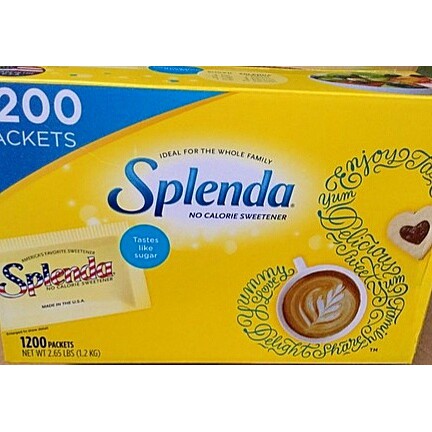 Đường ăn kiêng Splenda 50 gói giúp giảm cân, tốt cho người bị tiểu đường, tim mạch