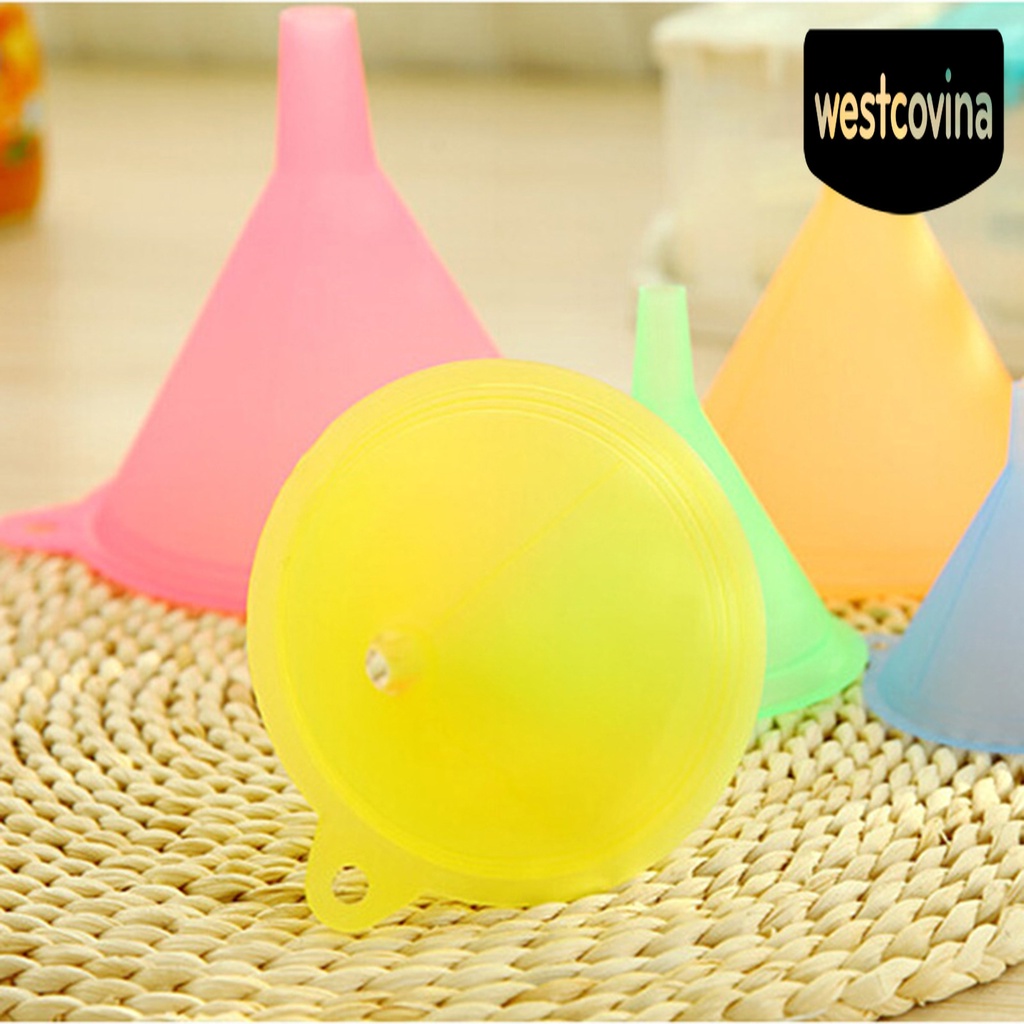 [Hot]☀ Phễu Xếp Chồng Nhỏ Gọn Nhiều Màu Sắc Cấp Thực Phẩm Dùng Trong Nhà Bếp