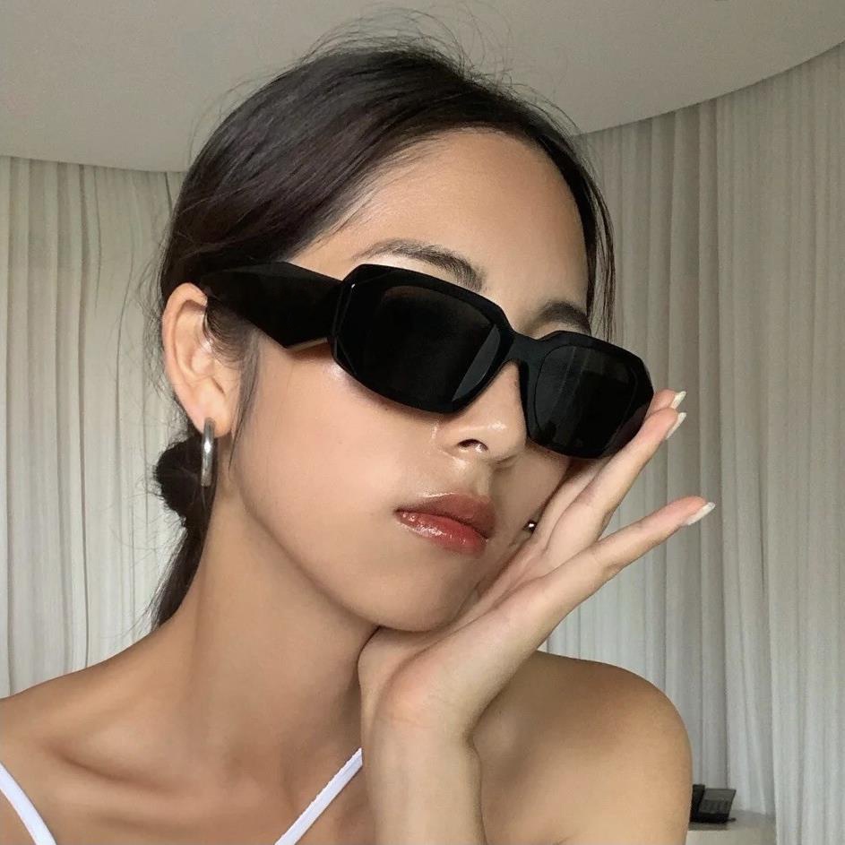 Kính Mát Gọng Vuông Phong Cách Thời Trang Âu Mỹ 2022