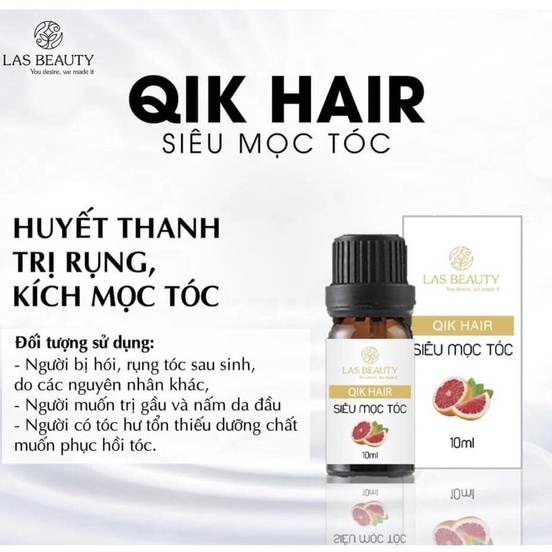 Tinh Chất Mọc Tóc Ngăn Ngừa Rụng Tóc Qik Hair LasBeauty