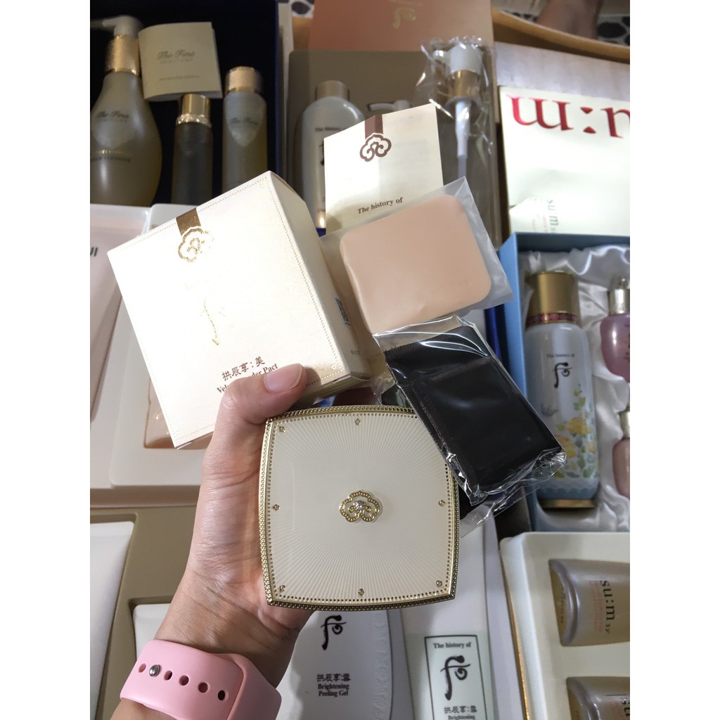 [Chính hãng- Mẫu mới] PHẤN PHỦ WHOO TRẮNG Velvet Powder Pact SPF30/PA+++ siêu mịn 12g | BigBuy360 - bigbuy360.vn