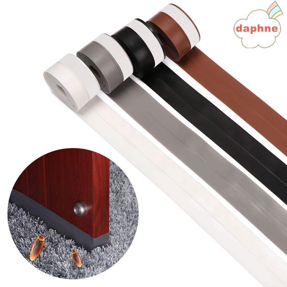 Cuộn dây silicon cao su dán viền cửa ra vào/ cửa sổ chống gió nhiều màu tự chọn 1m/ 3m/ 5m
