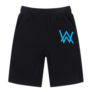 Quần Short Cotton mùa hè trẻ em bé trai bé gái Alan Walker Sweat Short