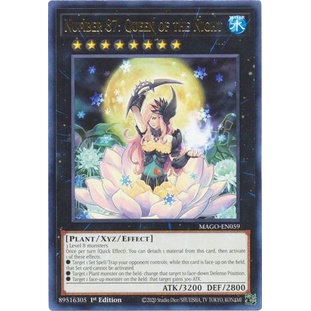 Thẻ bài Yugioh - TCG - Number 87: Queen of the Night / MAGO-EN059'