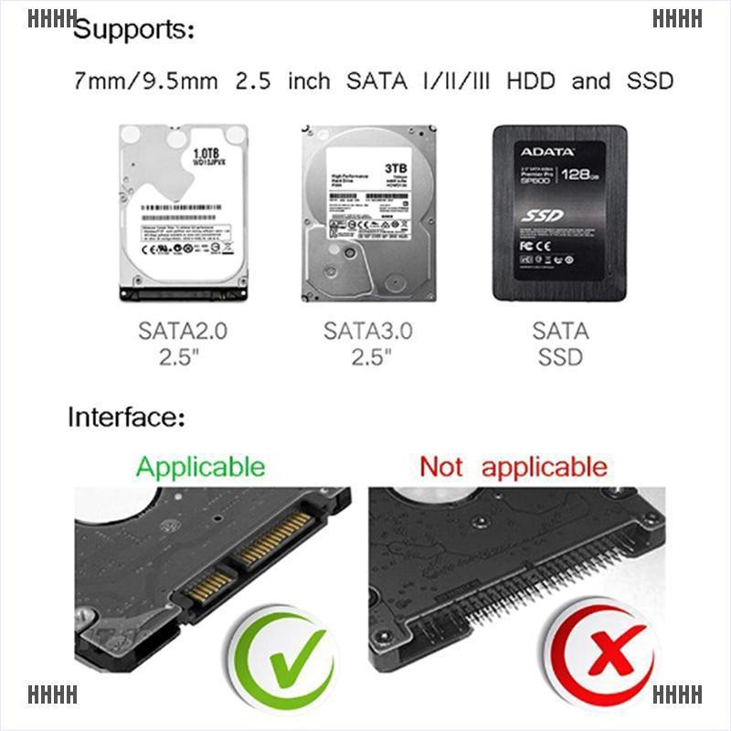 Hộp Đựng Ổ Cứng 2.5 '' Usb 3.0 Sang Sata Ssd Hdd