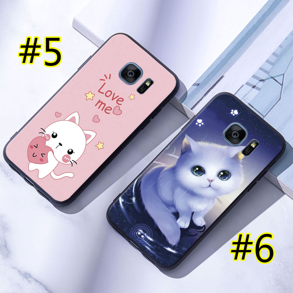 Ốp Điện Thoại Silicon In Hình Thú Cưng Đáng Yêu Cho Samsung Galaxy S7 Edge S8 S9 Plus