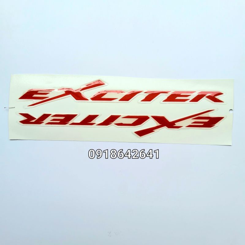 Bộ tem chữ nổi Exciter như zin