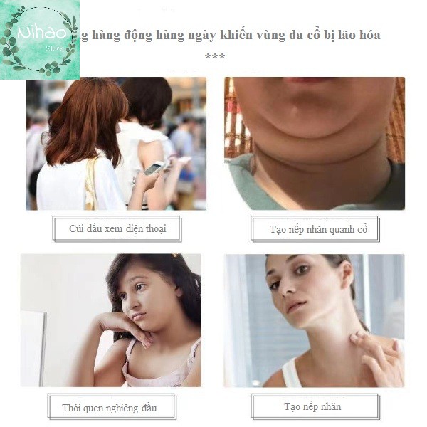 [Hàng mới về] Mặt nạ dưỡng da cổ chiết xuất SỮA DÊ chống lão hóa giảm nhăn giảm sạm da vùng cổ | BigBuy360 - bigbuy360.vn