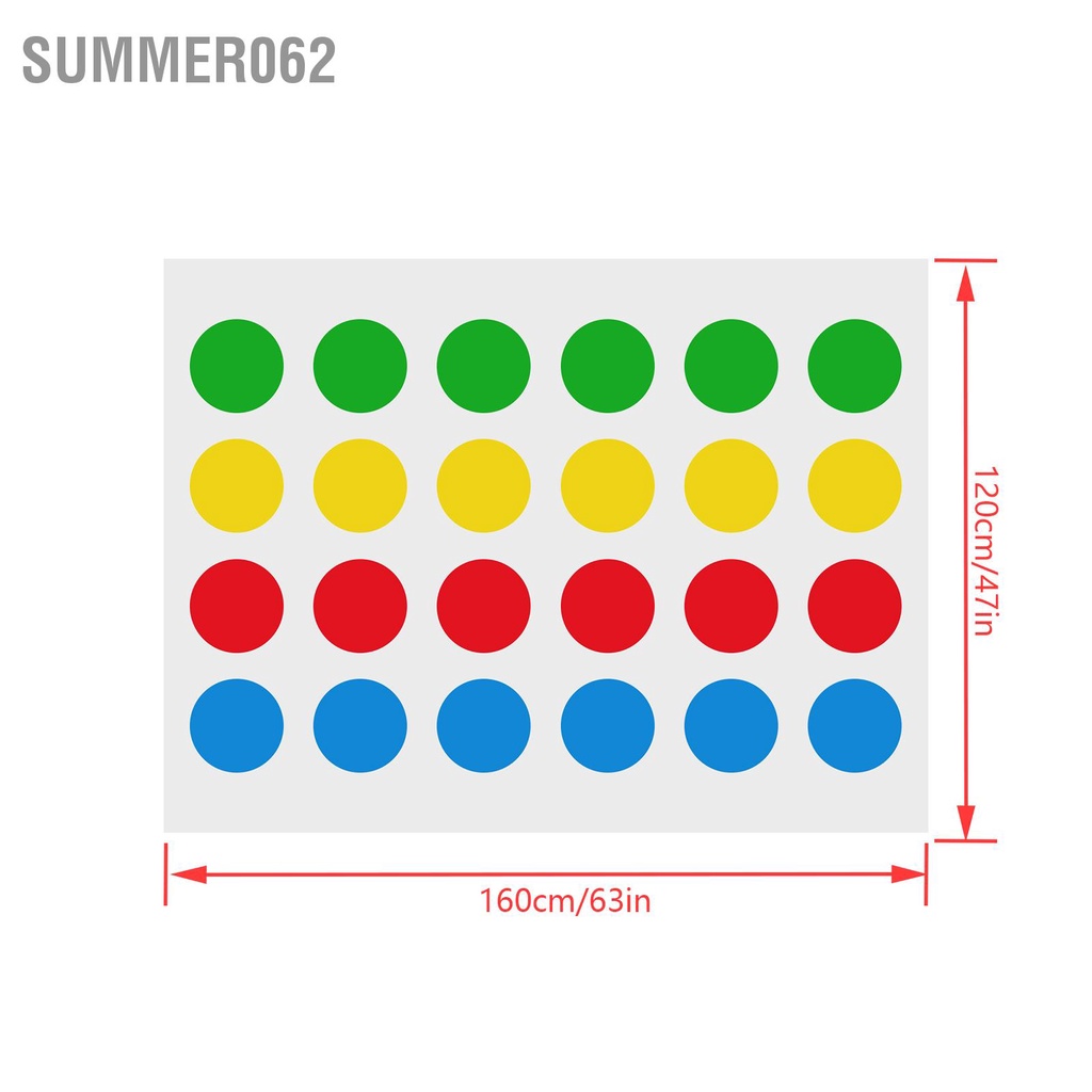 [Hàng Sẵn] Trò chơi Twist Moves Mat Board Nhiều người Giải trí Thể thao Đồ cho trẻ em Người lớn【Summer062】