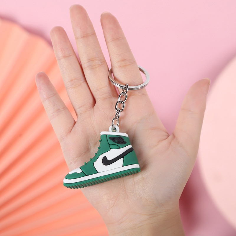 1 Móc Khóa Hình Giày Thể Thao Mini 3D Bằng Cao Su Mềm