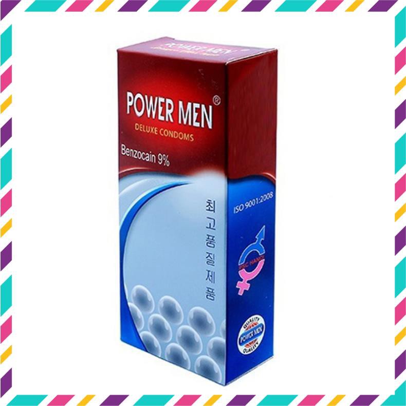 Bao Cao Su Power Men Ngọc Trai 12pc /đôn dên