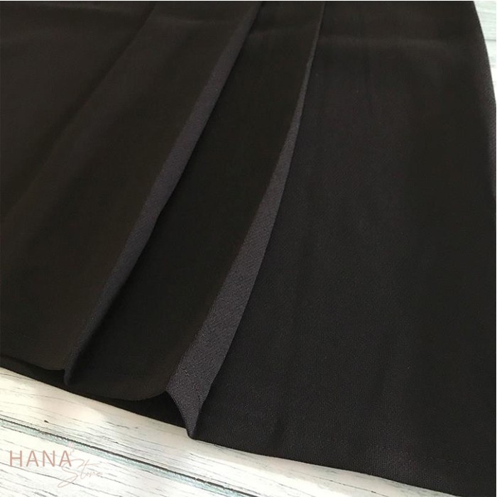 Chân váy xếp ly dáng dài màu đen phối 3 cúc - Chân váy dài qua gối lưng cao xếp ly mặc đi làm công sở đi chơi siêu xinh | BigBuy360 - bigbuy360.vn