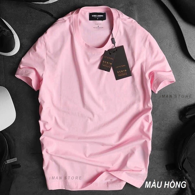 Áo Thun Nam Cổ Tròn Cao Cấp, Áo Phông Nam Cổ Tròn Chất Liệu Cotton Mềm Mịn, Thoáng Mát, Chống Nhăn Xù | BigBuy360 - bigbuy360.vn