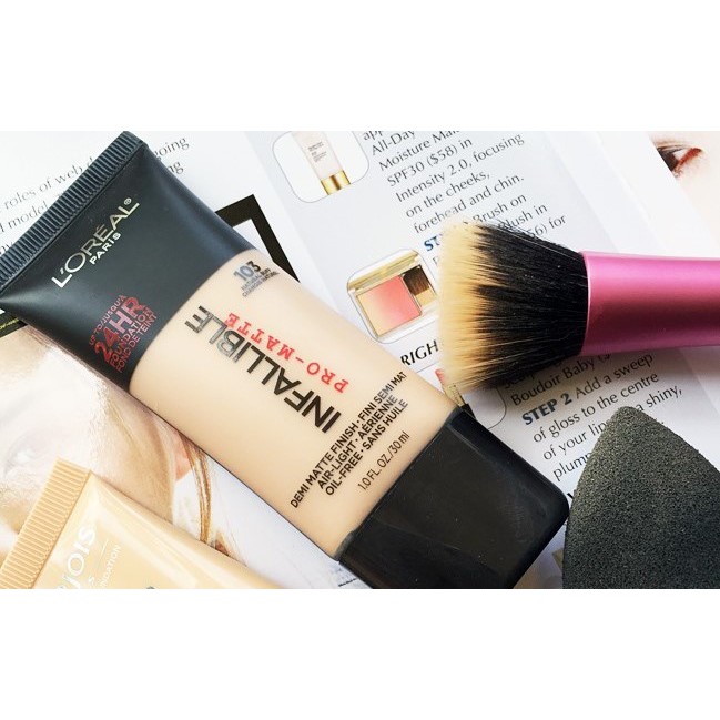 Kem Nền BB Trang Điểm Lâu Trôi L'Oreal Infallible Pro-Matte 24H Foundation Makeup 30ml | BigBuy360 - bigbuy360.vn