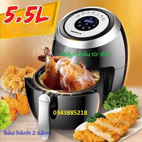 Nồi chiên không dầu Perfect nhập khẩu Đức - nồi chiên điện cho gia đình hiện đại