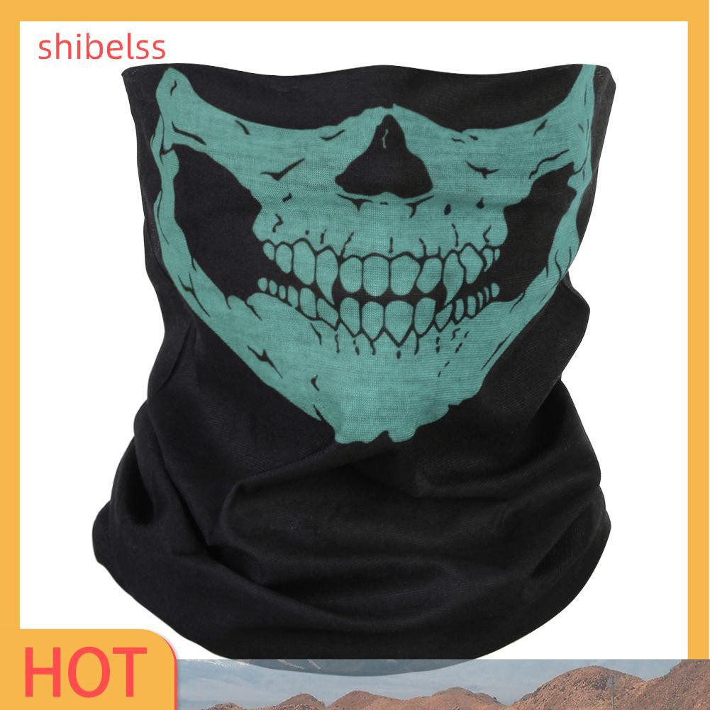 Khăn che nửa mặt họa tiết đầu lâu chống gió giữ ấm cổ đa năng cho lái xe / trượt tuyết | BigBuy360 - bigbuy360.vn