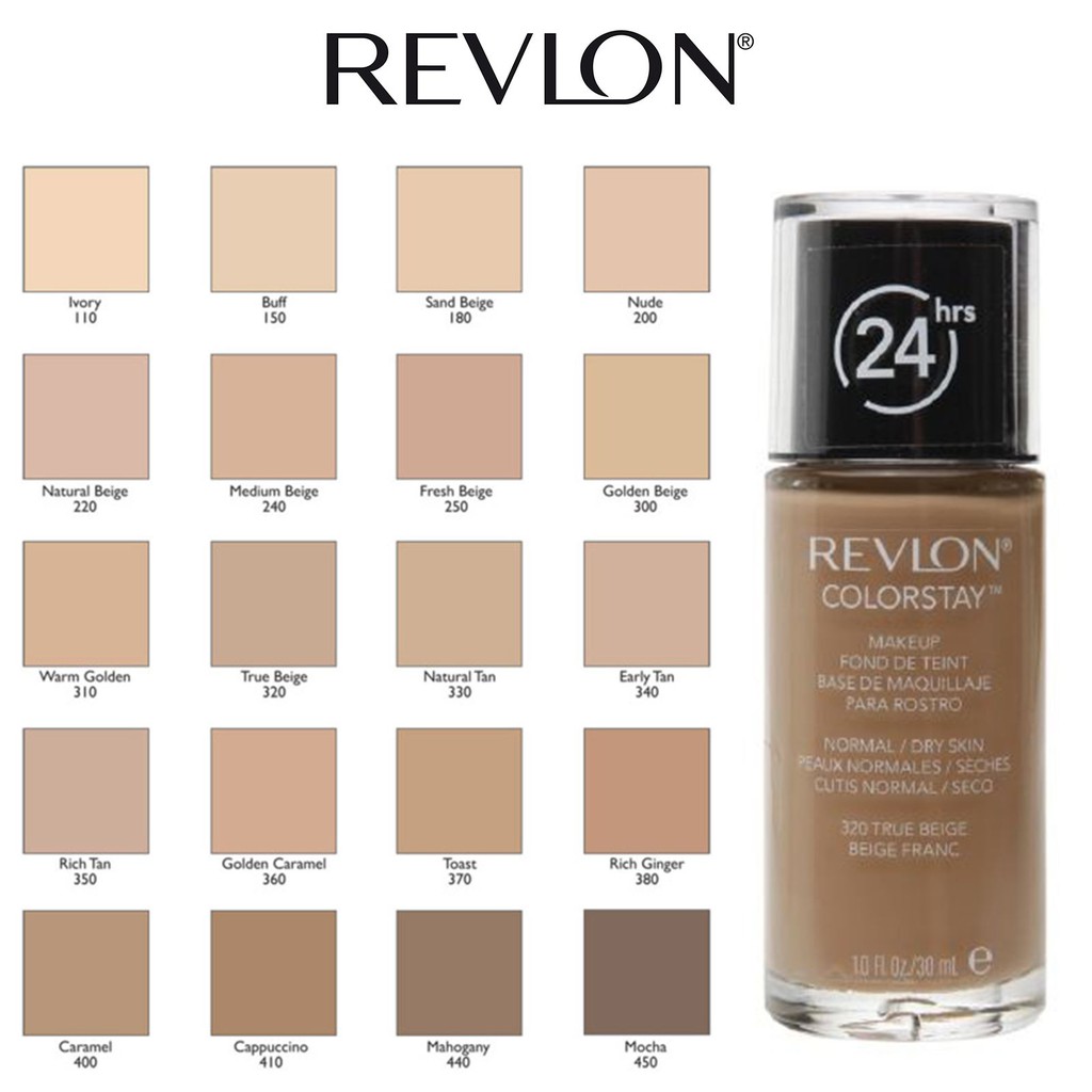 Kem Nền Che Khuyết Điểm, Kiềm Dầu, Mịn Màng Revlon ColorStay Makeup 24hrs Wear 30ml (Product Made In USA)