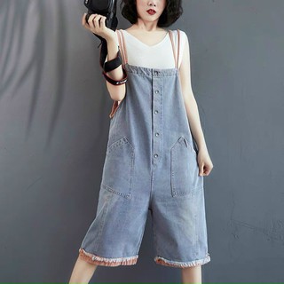 Yếm jeans ống rộng ngố, yếm jeans cơ bản dây mảnh siêu đẹp, jumtsuil jeans ống rộng