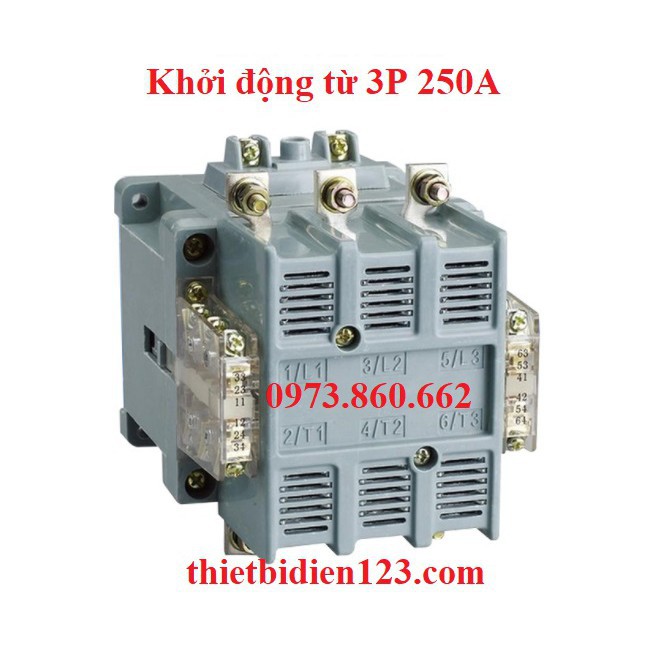 Khởi động từ 250A - Contactor 3 pha 250A công suất lớn -TBĐ