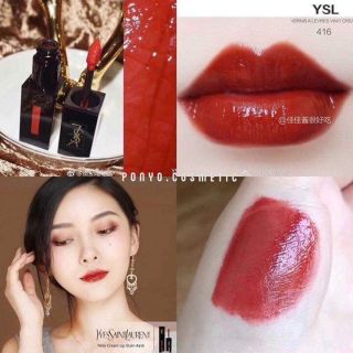 Son YSL Vinyl 416- đỏ gạch