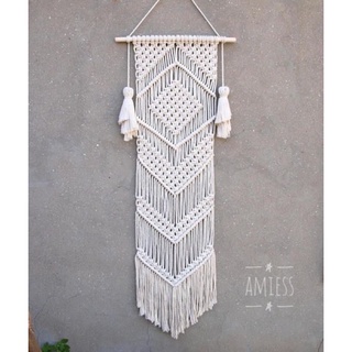 Macrame treo tường decor trang trí phong cách boho, retro, vintage, thổ cẩm