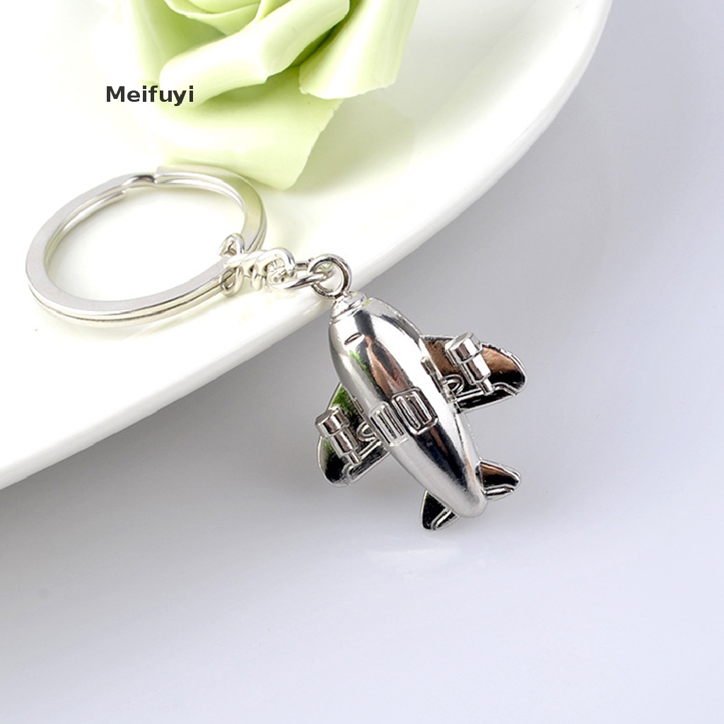[Meifuyi] Planer key chain Metal Car Key Ring Key Holder Gift Personalized Chains COD