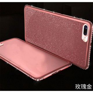 Ốp Lưng Viền Đính Đá (Sử Dụng 2 Kiểu) Cho Iphone