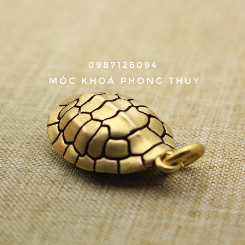 MÓC KHOÁ MAI RÙA VÀNG THIẾT KẾ ĐỒNG THAU PHONG THUỶ | Shopee Việt Nam