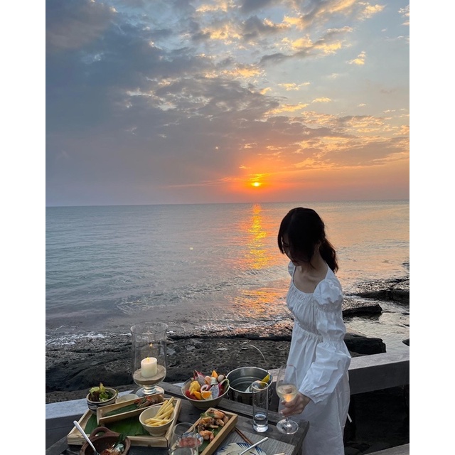 𝐦𝐢𝐫.𝐛𝐲𝐡𝐢: Mango Dress - đầm hở lưng tay nhún phồng