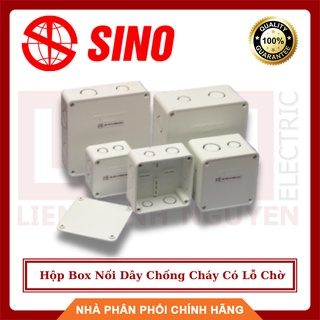 SINO Hộp Box Nối Dây Chống Cháy Có Lỗ Chờ Sẵn đủ kích thước - Hàng Việt Nam, Chất Lượng Cao