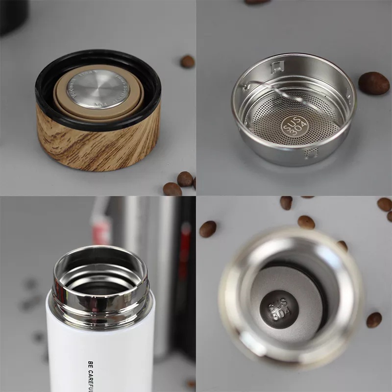 Bình giữ nhiệt inox có lọc trà 500ml họa tiêt thể thao chất lượng tốt - binh giư nhiet inox - ly giu nhiet