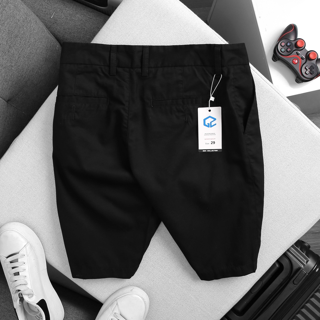 Quần Short Nam Kaki Mềm Mịn GU CHẤT, Chất Vải Kaki Mềm GUQ01