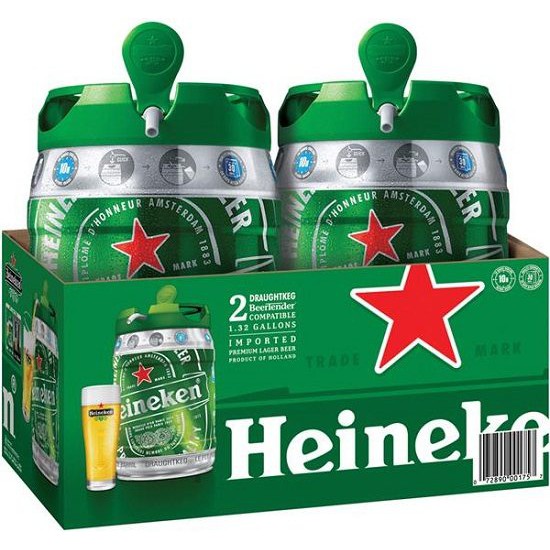 [Mã GROSALE2703 giảm 8% đơn 250K] Bia Heineken Bom 5 Lít Hà Lan HSD 5/2021