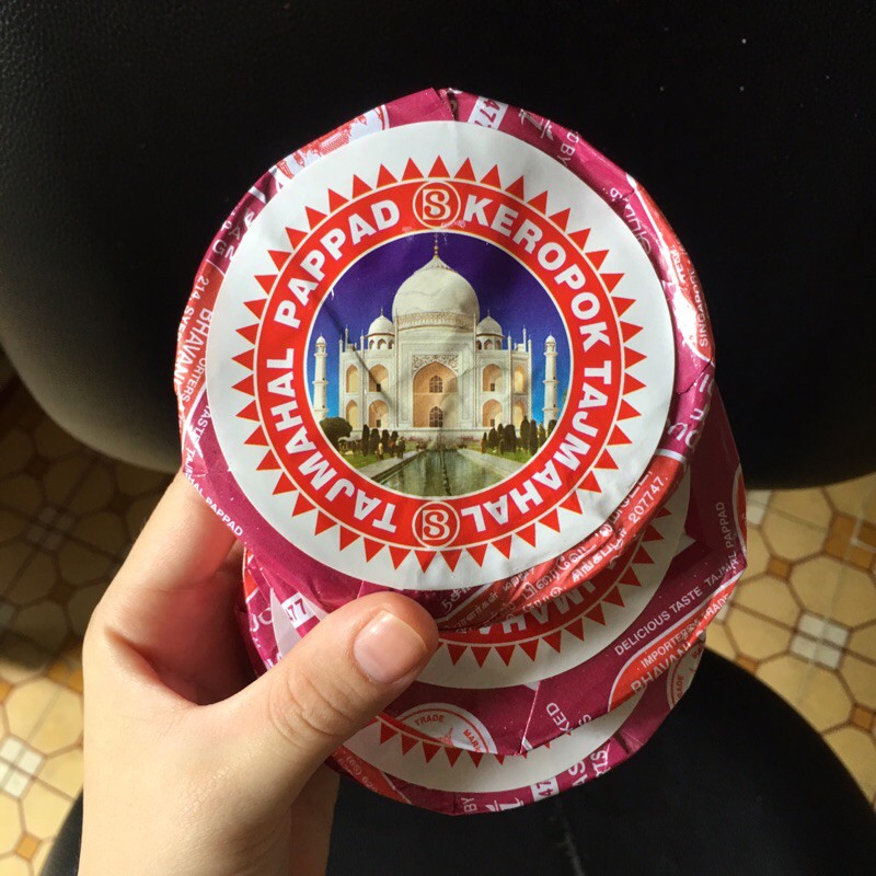 Bánh phồng chiên ấn độ Papadum loại nhỏ 100gram