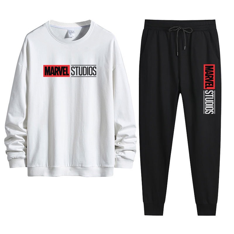 Bộ nỉ  sweater in hình marvel unisex form rộng áo nỉ in hình phong cách hàn quốc áo sweater ulzzang