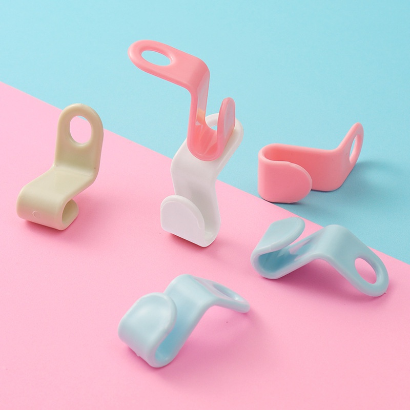 Set 5 Giá Đỡ Treo Quần Áo Mini Tiết Kiệm Không Gian Chống Trượt Bằng Vải